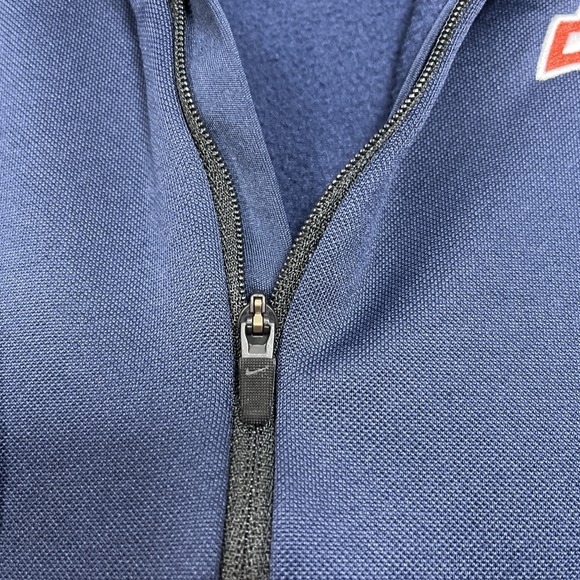 Nike Dri-Fit Big 12 Conference Mens 1/4 Zip Long Sleeve Pullover Jacket Navy 2XL - Picture 6 of 16